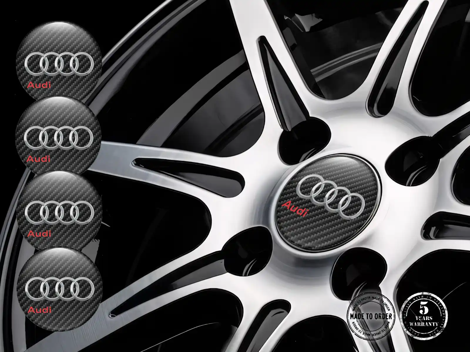 Audi Pegatinas Aro Tuning Vector Flujo Radiante Drift
